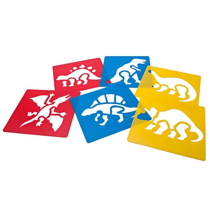 Anthony Peters - Stencils - Dinosaur - 6pcs
