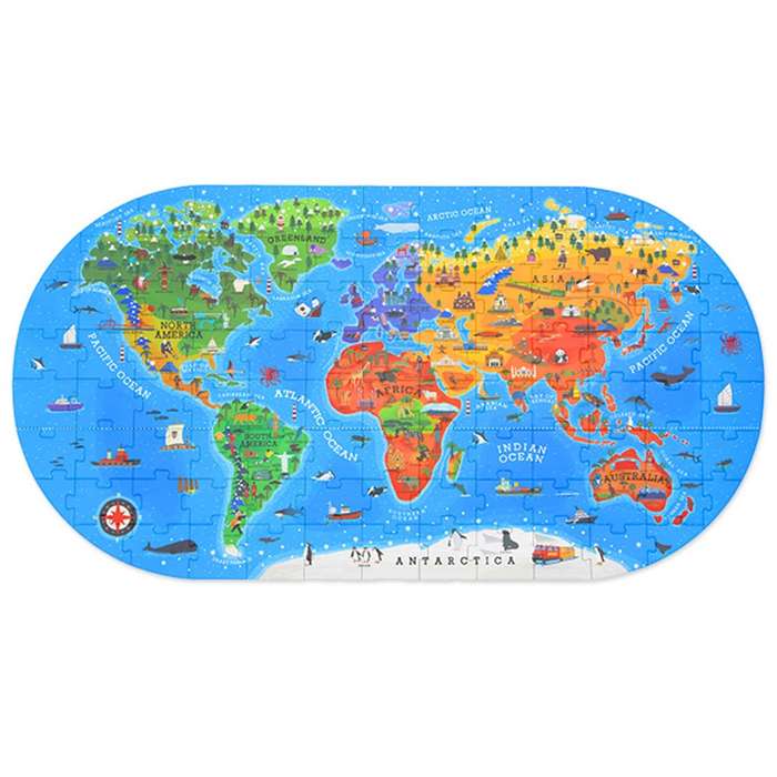 Mideer - Gift Box Puzzle - Our World - 100pcs