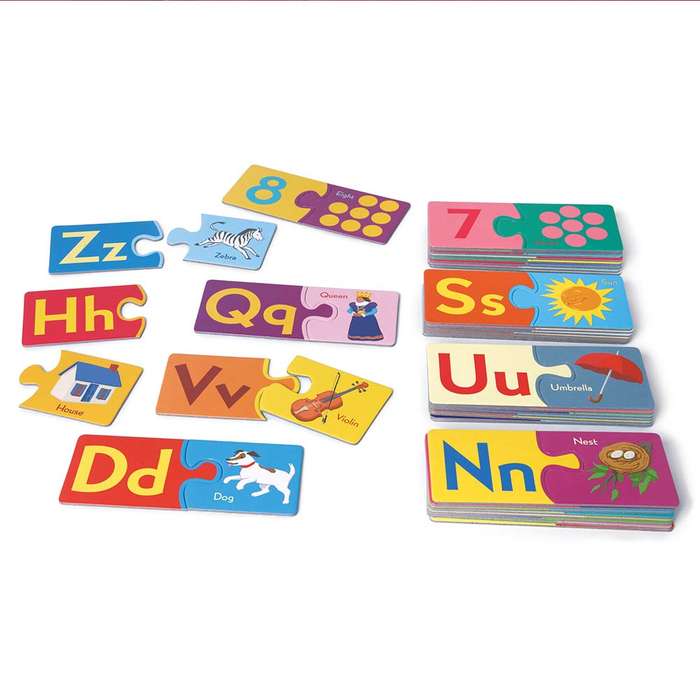 eeBoo - Alphabet & Numbers Puzzle Pairs