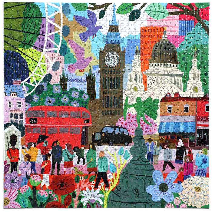 eeBoo - London Life 1000 Piece Square Puzzle
