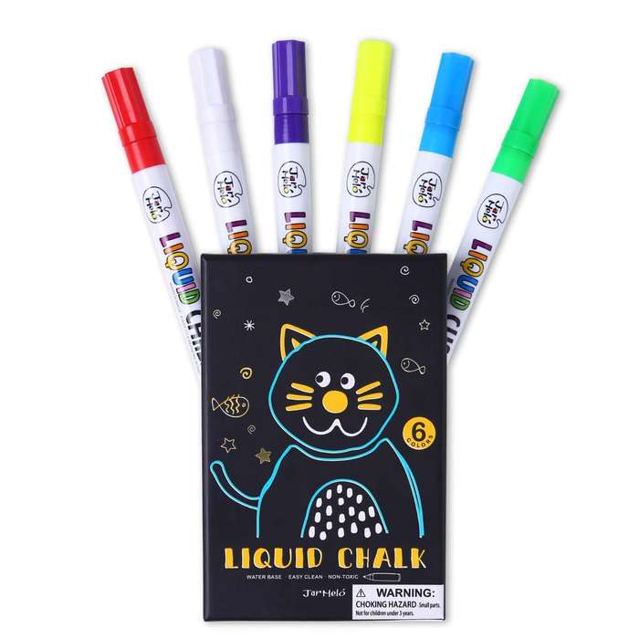 Jar Meló - Liquid Chalk Markers 6 Colours