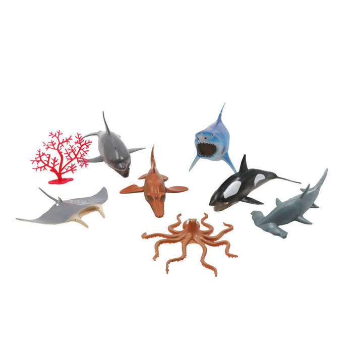 Planet Greenbean - Ocean Animal Playset - 45pcs in Bucket