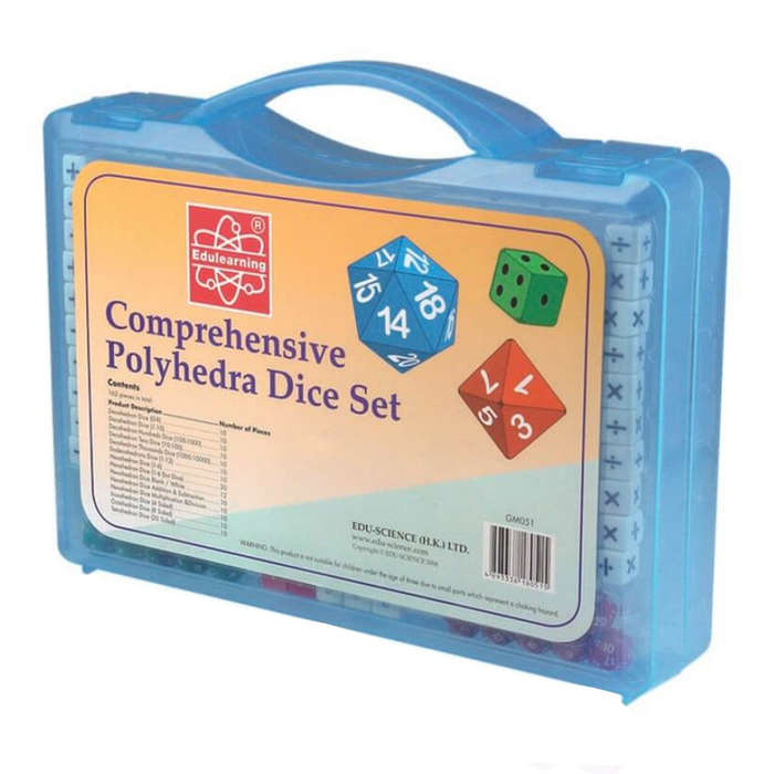 Edu-Toys - Dice - Assorted Classroom Set - Polyhedral