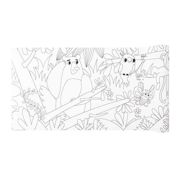 TookyToy - Giant Coloring Poster Kit - Animal World