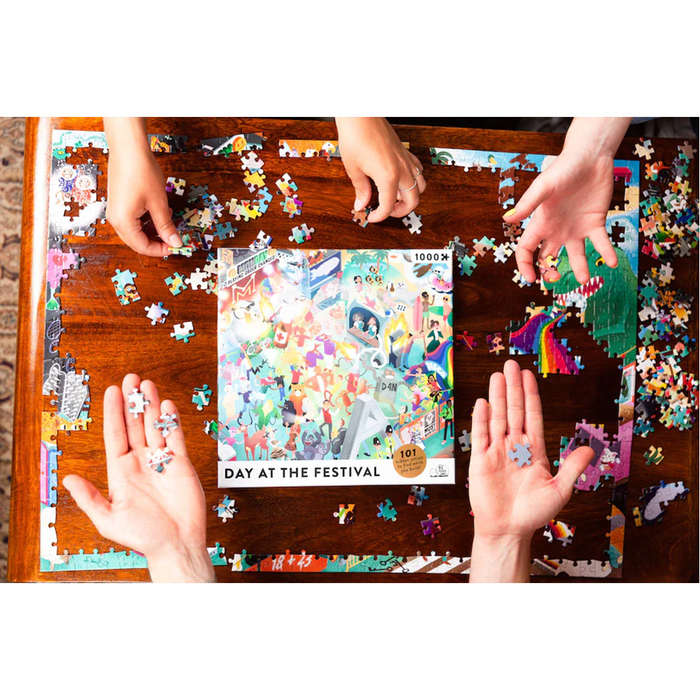Big Potato Games - Day at the Festival - Family Puzzle - 1000pcs