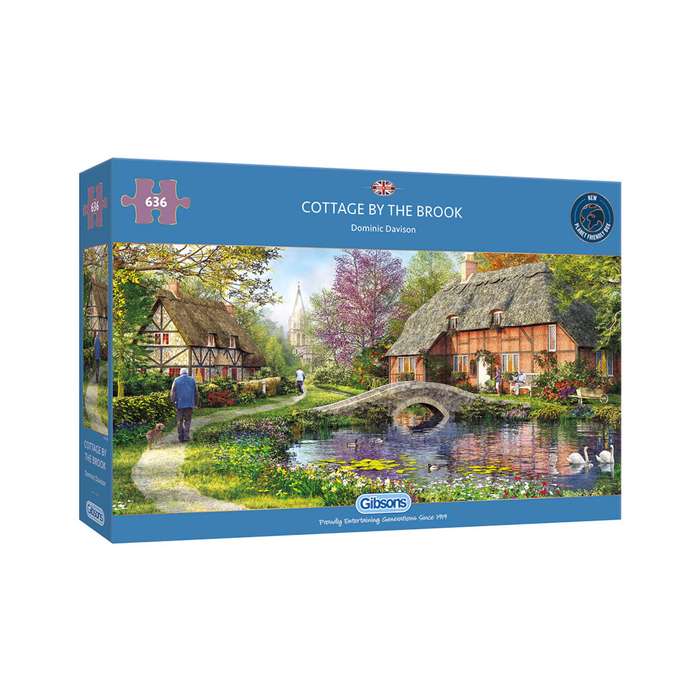Gibsons - Cottage by the Brook - Jigsaw Puzzle - 636pcs