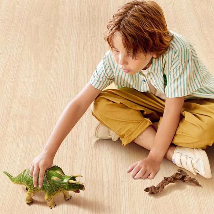 Mideer - Queen-sized Simulated Dinosaur - Triceratops