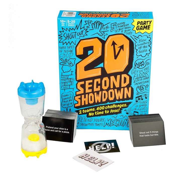 Big Potato Games - 20 Second Showdown - Family Board Game - 4-20 Players
