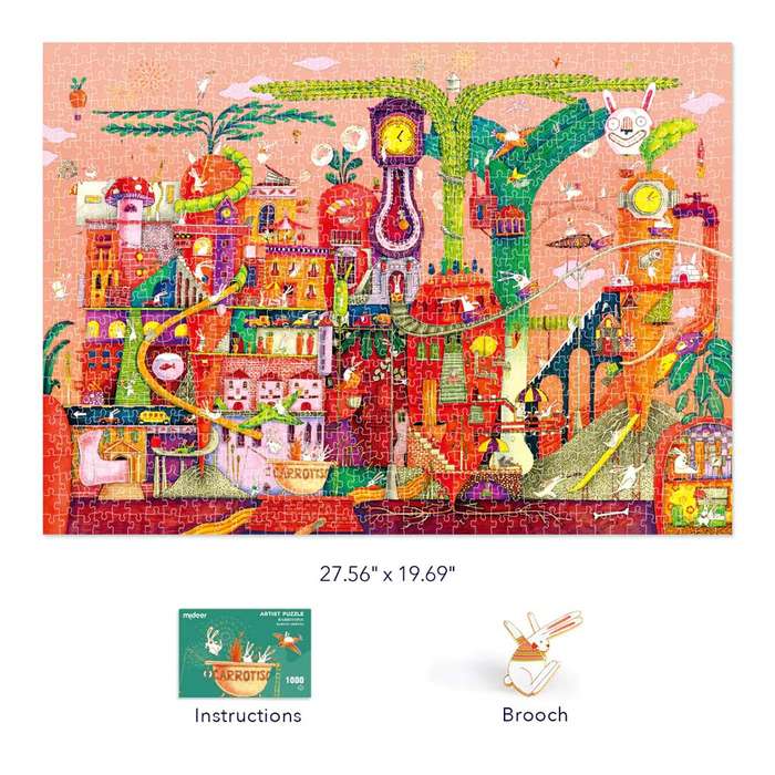 Mideer - Artist 1000 Piece Puzzle Rabbitopia
