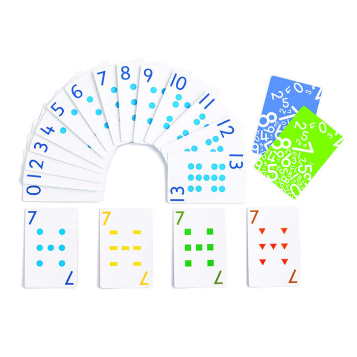 EDX Education - Playing Cards - Number School Friendly - 8 Decks - 448pcs - Polybag