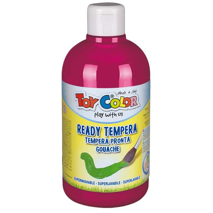 Toy Color - Superwashable Ready-Mix Tempera Paint for Kids - 250ml