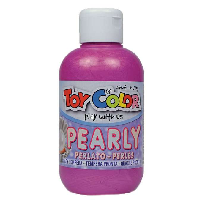 Toy Color - Superwashable Ready-Mix Tempera Paint for Kids - Pearly Shades - 250ml