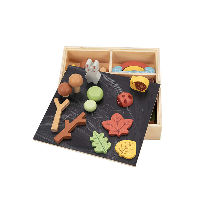 TookyToy - My Little Forest - Wooden Sorting Play Box