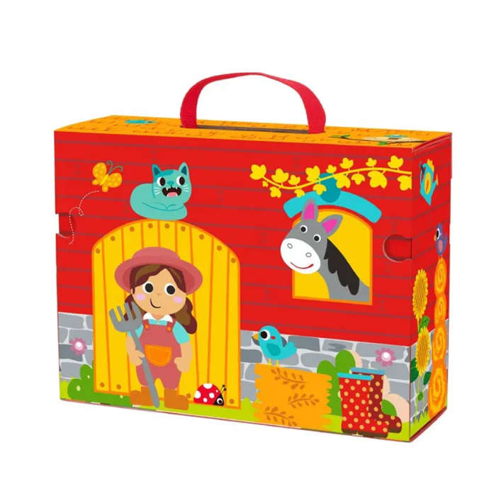 TookyToy - Farmyard Friends Story Box Play Set