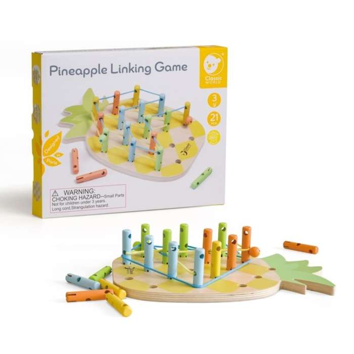 Classic World - Pineapple Linking Game With Activity Cards
