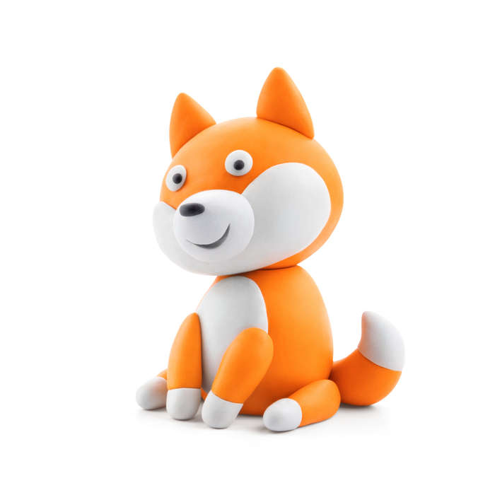 Hey Clay - Modelling Air-Dry Clay with Fun Interactive App - Shiba Inu, Spitz, Pug, Series Dog St...