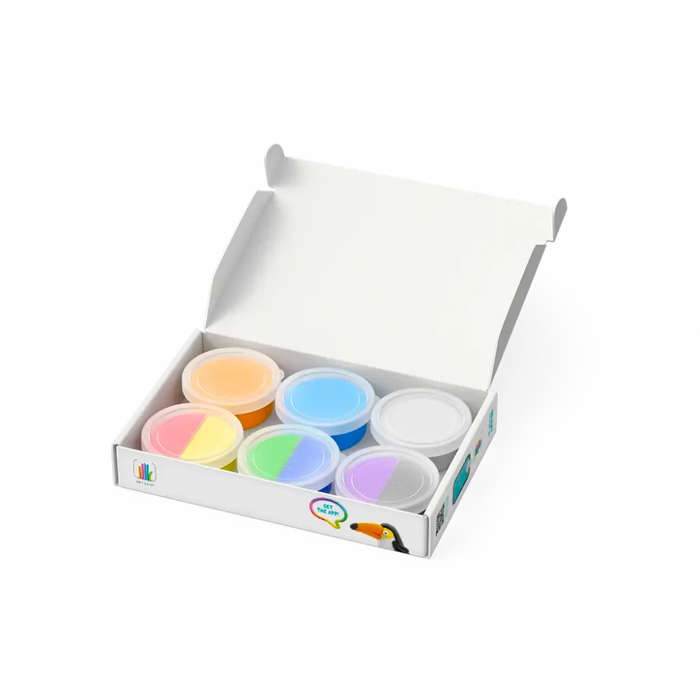 Hey Clay - Modelling Air-Dry Clay with Fun Interactive App - Toucan, Penguin, Peacock, Series Bir...
