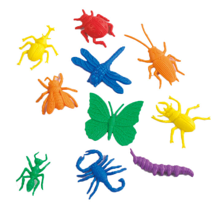 EDX Education - Counters - Bugs 6 Colours - 72pcs Polybag
