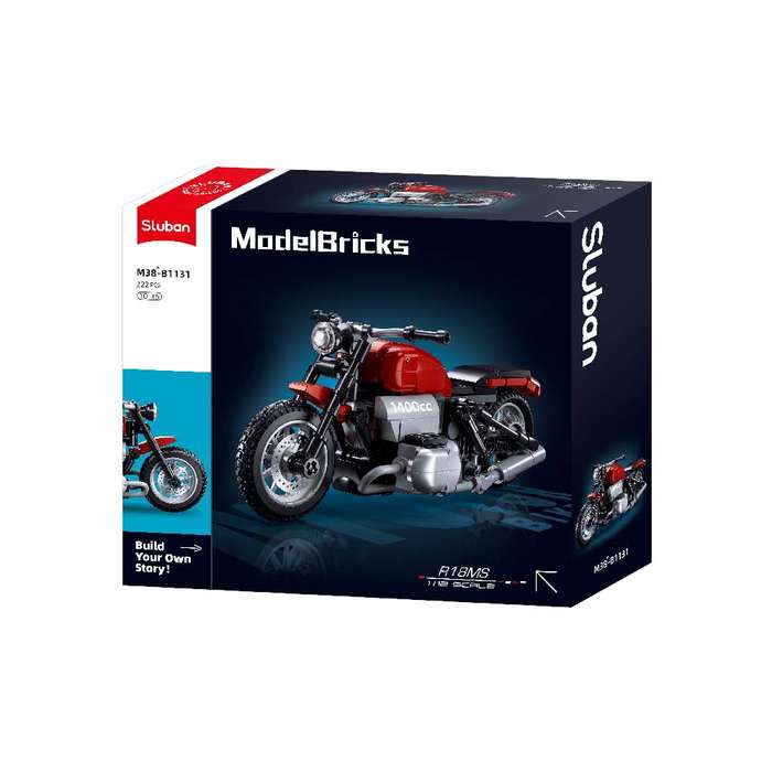 Sluban - Model Bricks - R18MS Motorcycle - 222pcs