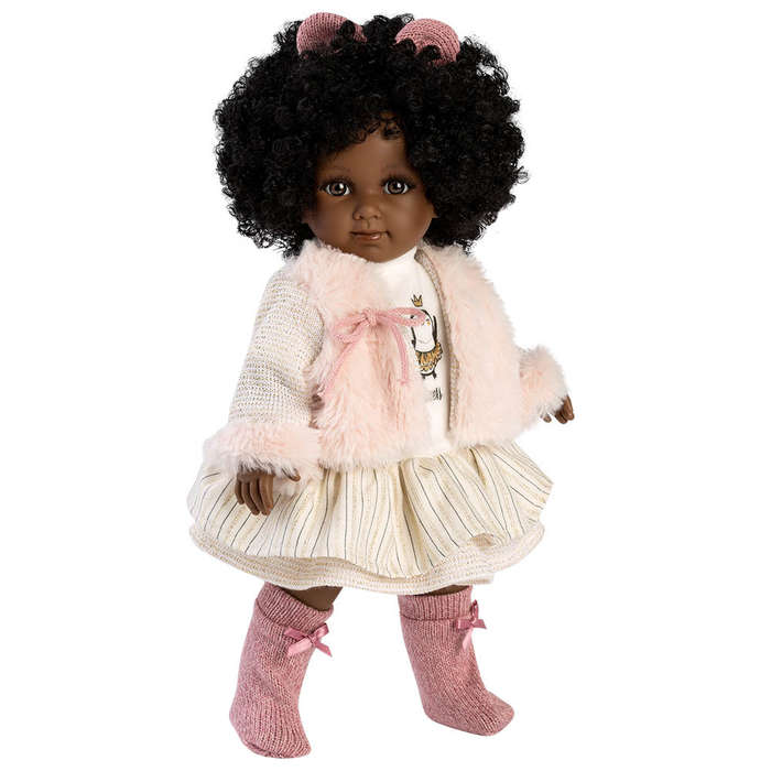 Llorens - Baby Girl Doll with Clothing & Accessories: Zuri - 35cm