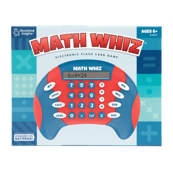 Educational Insights - Math Whiz Electronic Flash Card Game