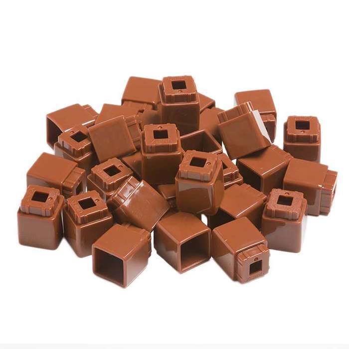 Greenbean - Unifix Cubes 50pcs Brown Polybag