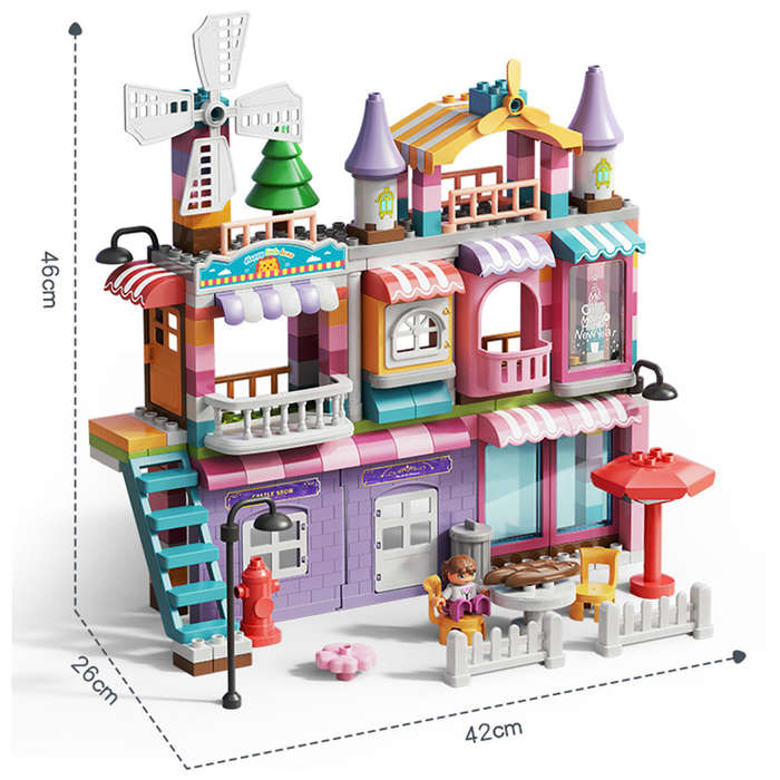 Feelo - Building Block Set - Girls Villa - 216 Pieces