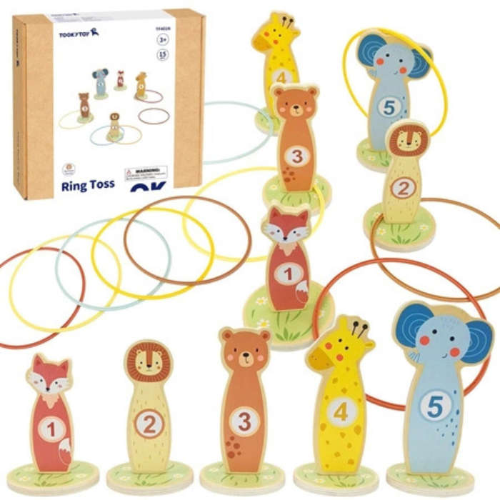 TookyToy - Animal Ring Toss Game