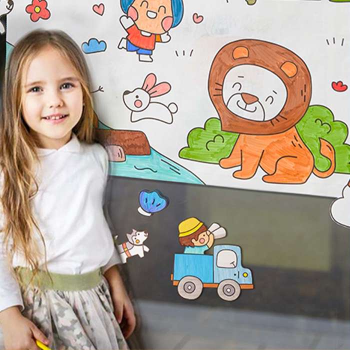 Jar Meló - Sticky Drawing Paper - Dinosaur Adventures