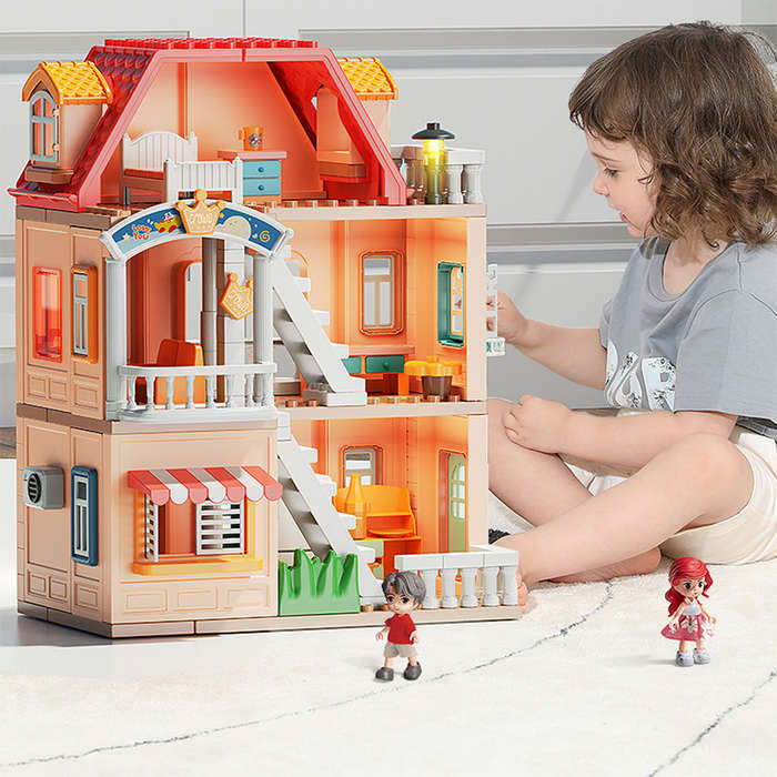Feelo - Genius Architect Villa - Building Block Set - 186 Pieces