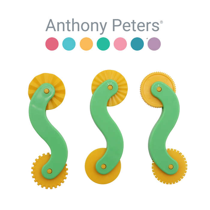 Anthony Peters - Set Of 3 Double-Ended Dough Wheels
