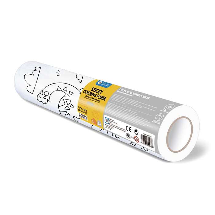 Jar Meló - Sticky Drawing Paper - Dinosaur Adventures