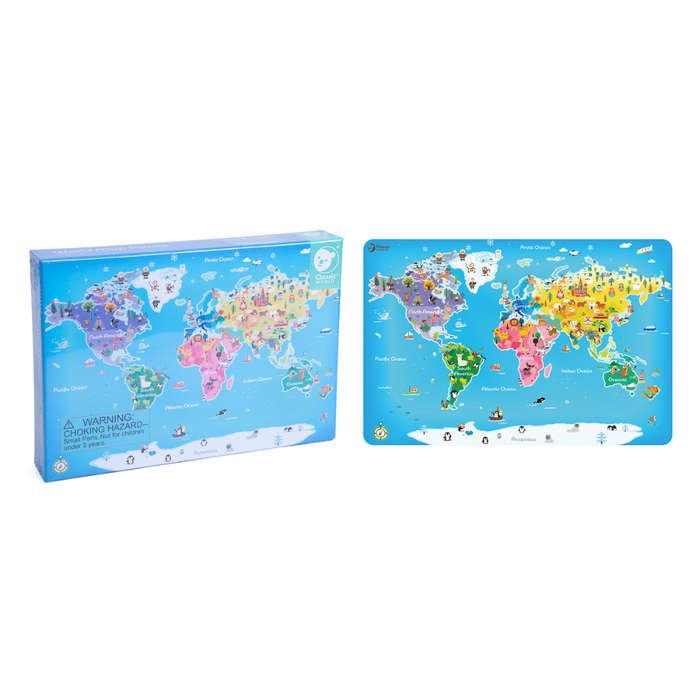 Classic World - Jigsaw Puzzle - World Map - 48pcs