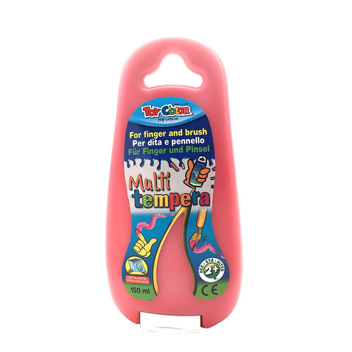 Toy Color - Superwashable Ready-Mix Tempera Paint for Kids - 150ml Squeezy Bottle