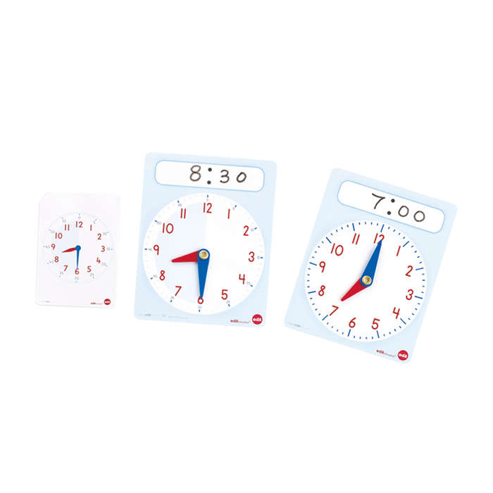 EDX Education - Clock Time Kit with Activity Cards - 36pcs