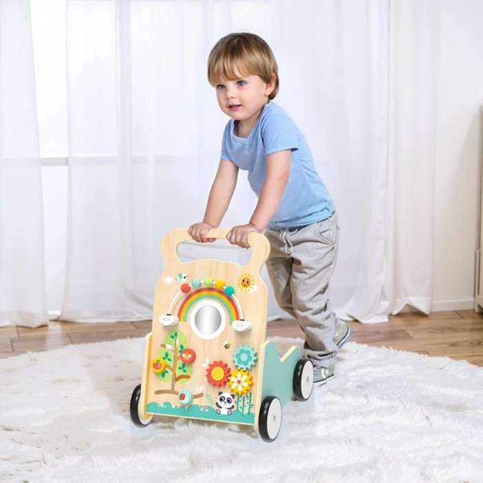 hi Pando - Multi-Activity Wooden Baby Walker