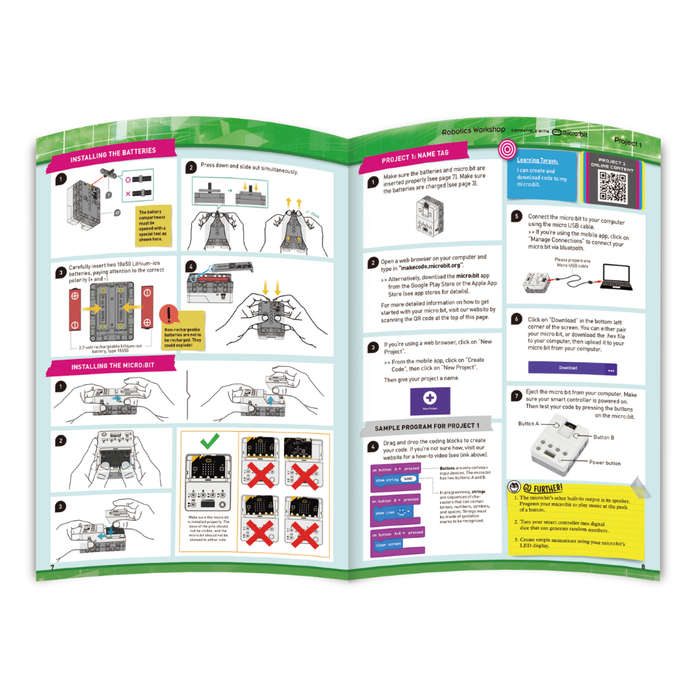 Gigo - Robotics Workshop - Compatible with micro:bit (not included)