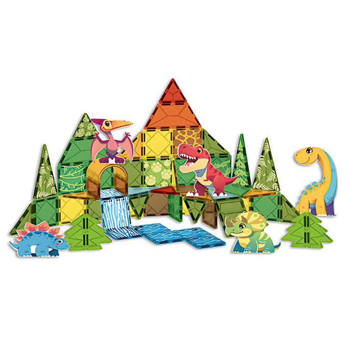 Magnetic Tiles - Dinosaur Set - 30 Pieces