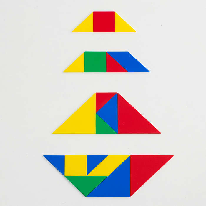 EDX Education - Tangrams Soft Plastic 28 Piece 2mm