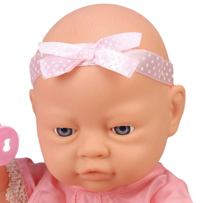 Baby Doll with Clothing, Pillow & Accessories - Vinyl Body - 40cm