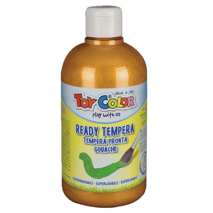 Toy Color - Superwashable Ready-Mix Tempera Paint for Kids - 500ml