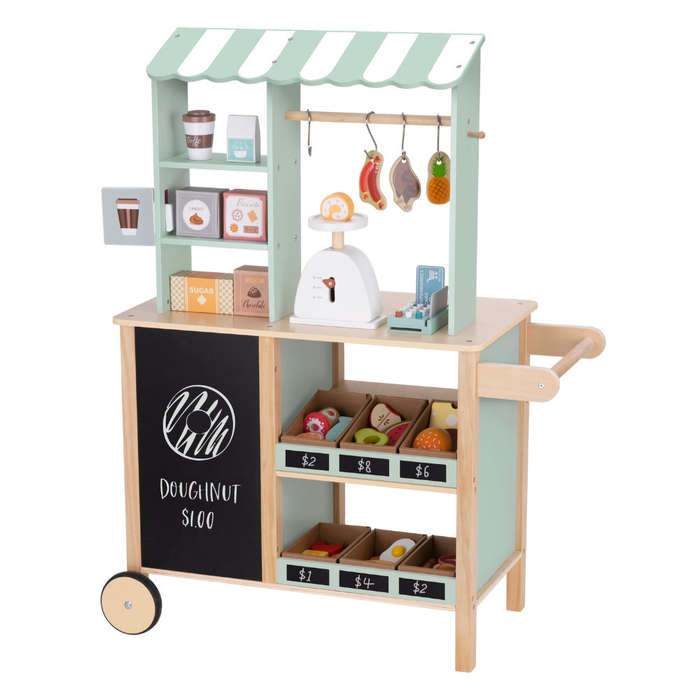 TookyToy - Pretend & Play - Wooden Grocery Store