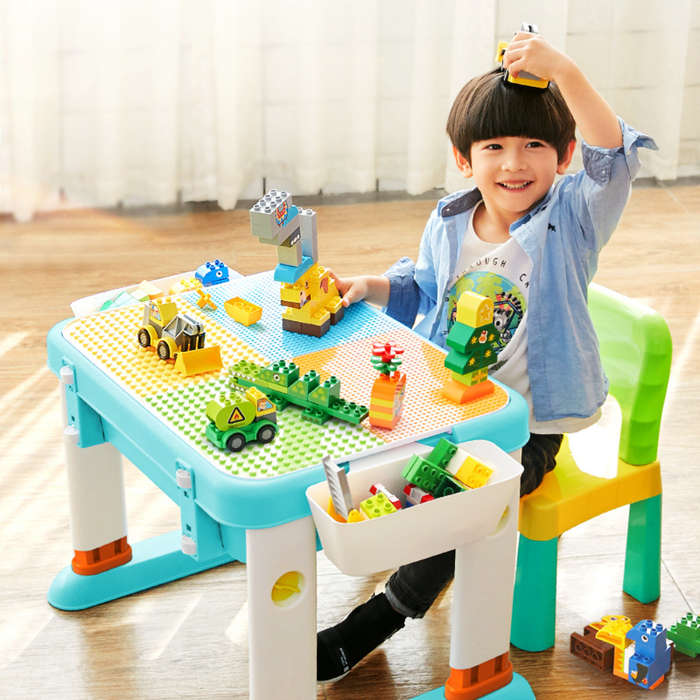 Feelo - Multi-Functional Building Table and Chair - 55 Pieces