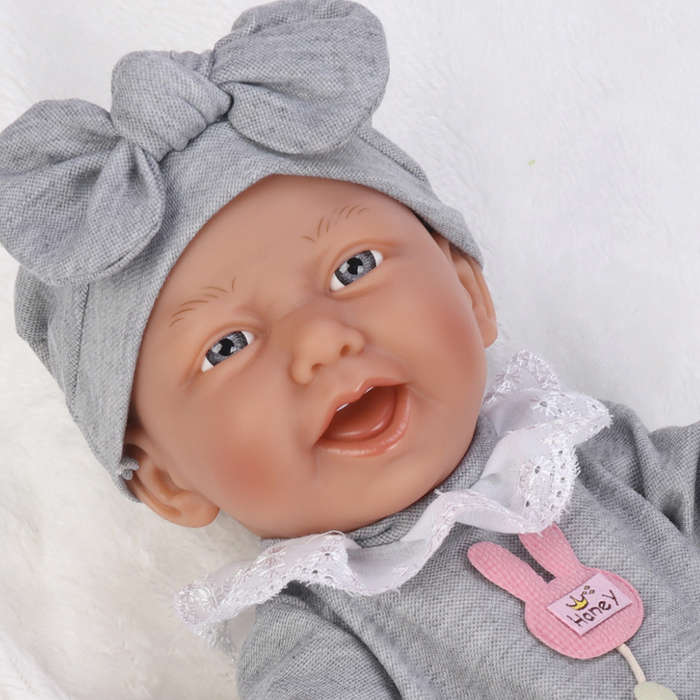 Baby Doll with Vinyl Body, Pacifier & Rattle - 40cm