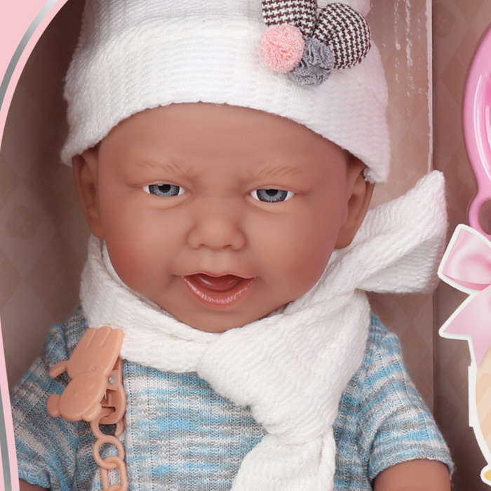 Baby Doll with Vinyl Body, 12 Sounds, Clothing & Accessories - 40cm