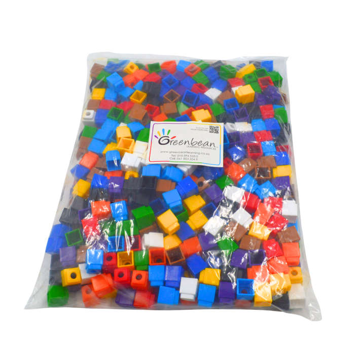 Greenbean - Unifix Cubes - Math Manipulatives - 500pcs