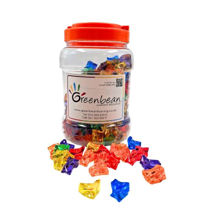 Greenbean - Translucent Gems - Sensory Math Manipulatives - 216pcs