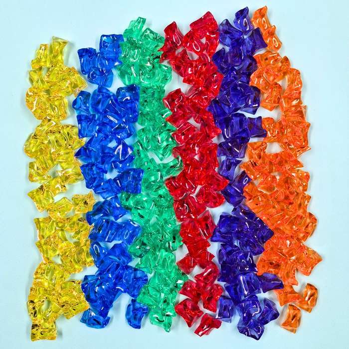 Greenbean - Translucent Gems - Sensory Math Manipulatives - 216pcs