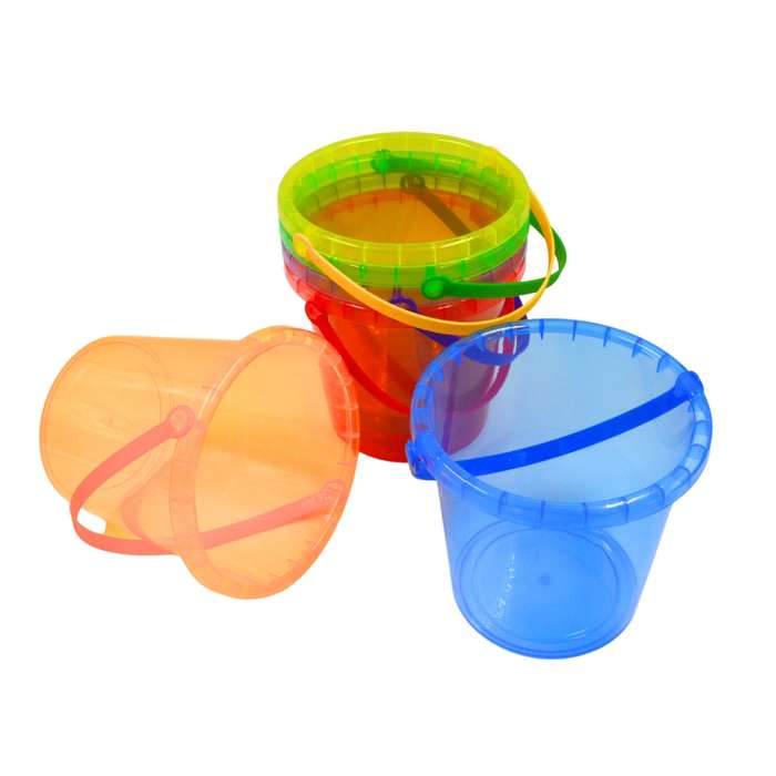 Greenbean - Translucent Buckets - Water Play Set - 2 Litre - 6pcs