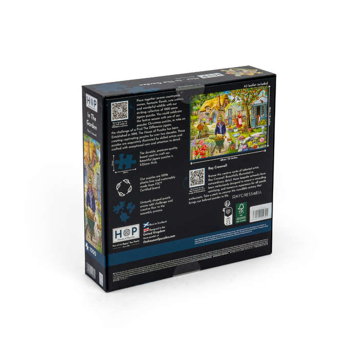 House of Puzzles - No.1 - In The Garden - 1000 Piece Jigsaw Puzzle